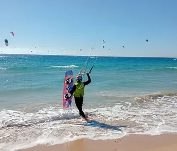 geavanceerde kitesurf lessen tarifa